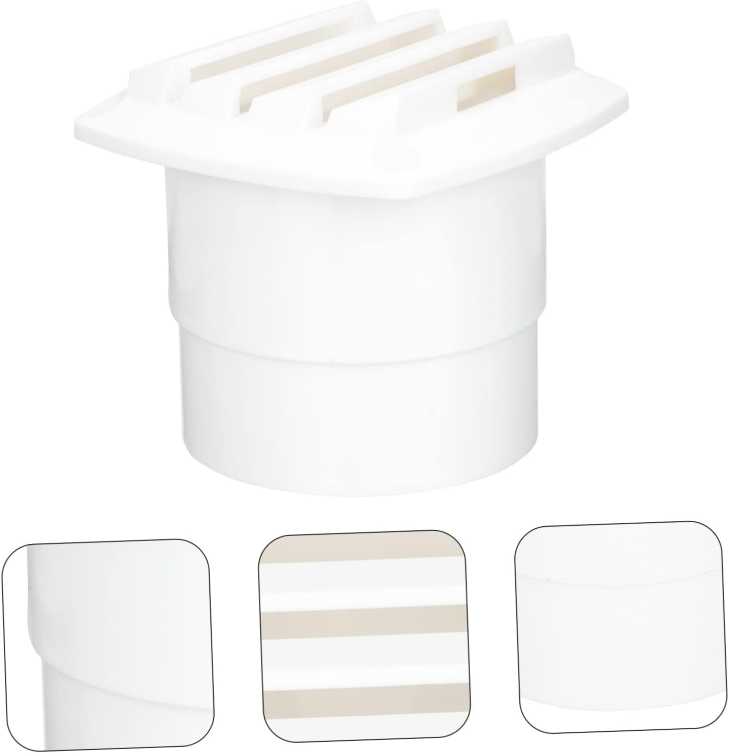 Zerodeko 5pcs Vent Cover Weather Resistant Exterior Wall Vent for Rv Boat Car Breathable Louvered Design Easy Install Ventilation for Outdoor Indoor Use