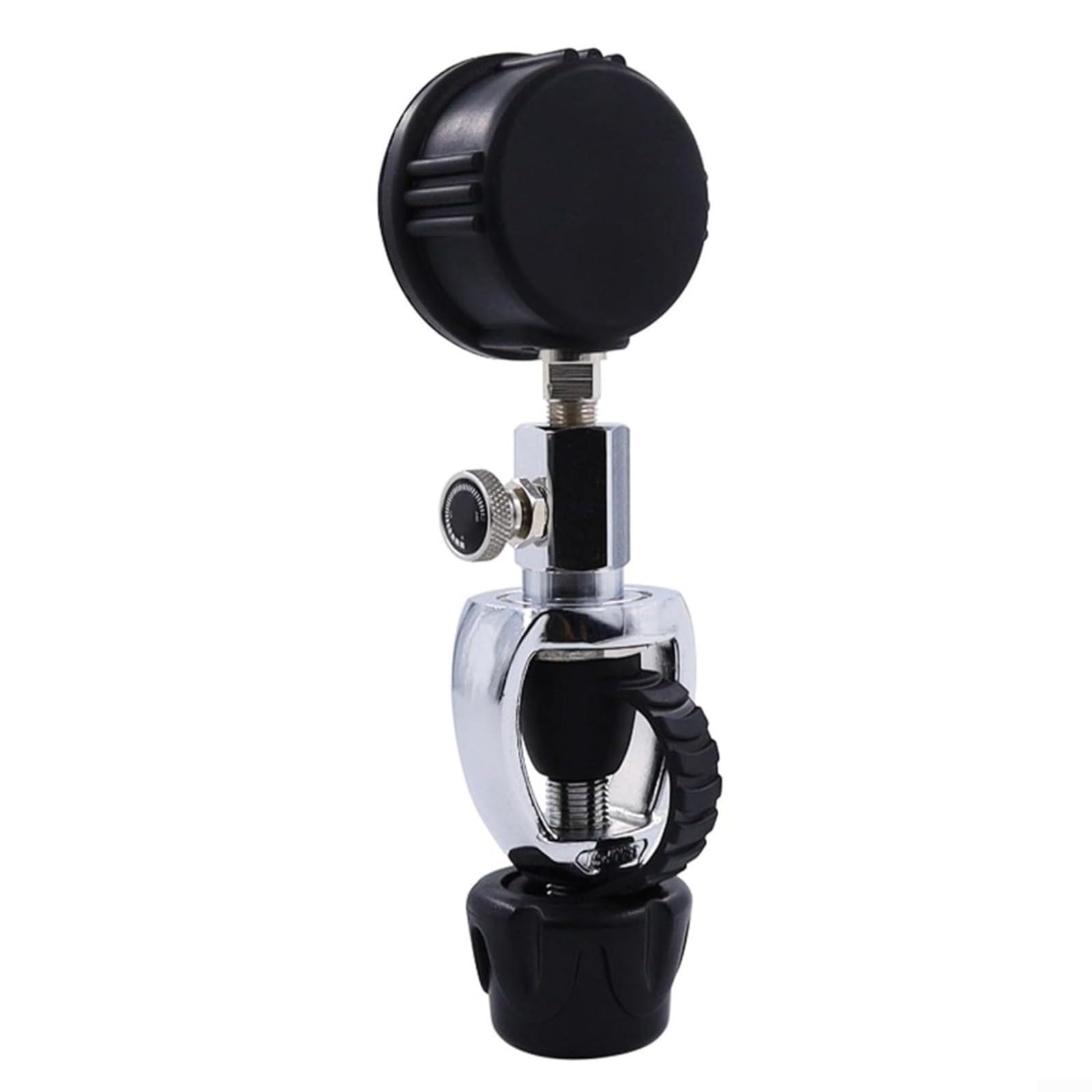 Manometro a cilindro per immersioni, 5000 psi/350 bar, con valvola G5/8, convertitore per serbatoi per rapidi controlli pre-immersione