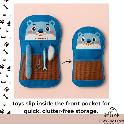 Tapete para gato de fieltro suave con charms 27 pulgadas miniatura 5
