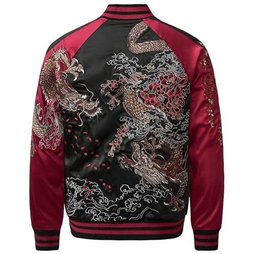 Veste de baseball brodée homme fini les looks banals avec ce blouson tendance