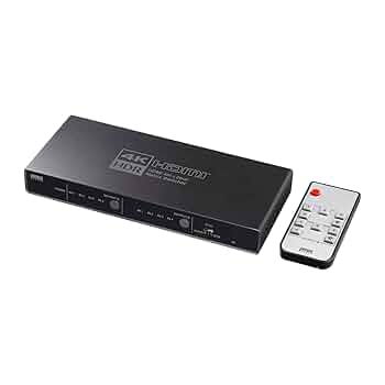 ①サンワサプライ マトリックス HDMI切替器 SW-UHD22 箱、付属品有り SW-UHD22【HDMI切替器（2入力2出力・マトリックス切替機能付き