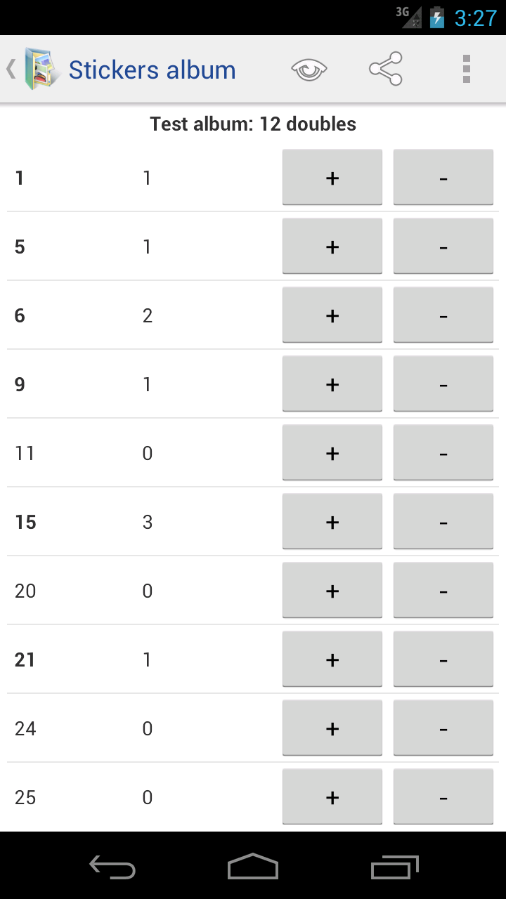 Sticker collection App on Amazon Appstore
