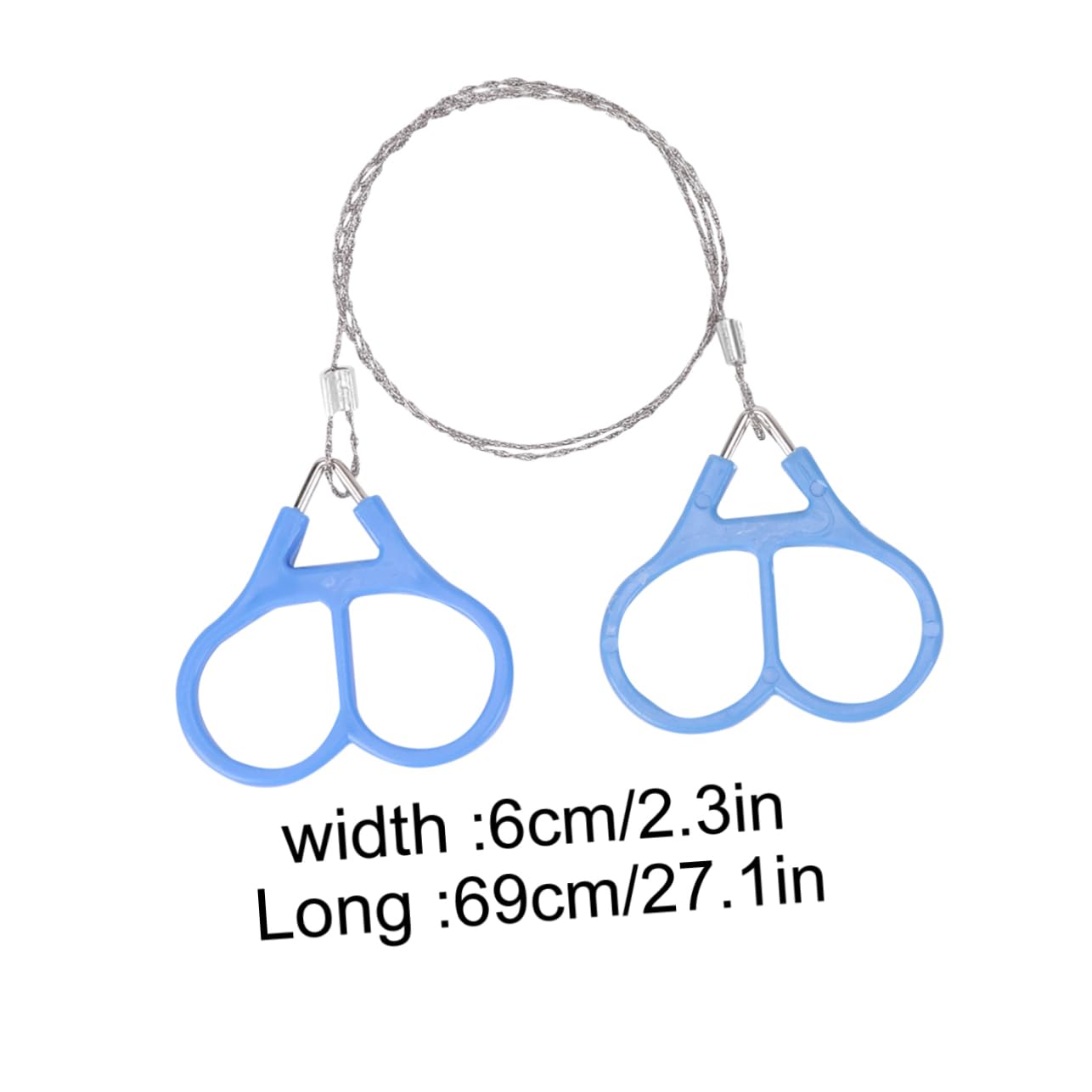 HEMOTON 4Pcs Survival Wire Saws Lightweight Outdoor Cutting Tools for Camping Hiking and Hunting Durable Flexible for Easy to Carry Backpack