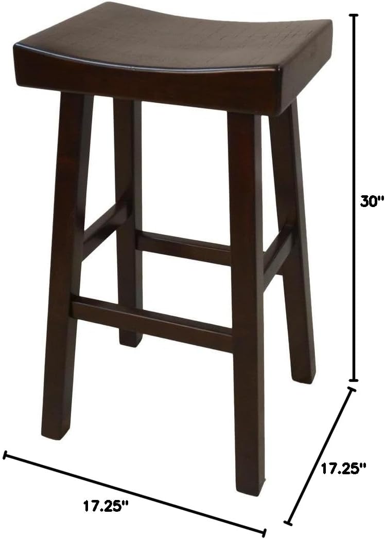 Bar Stool in Espresso Finish
