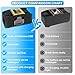 2/1 Decks Automatic shuffler, 2000mA Rechargeable Battery Operated Electric shuffler with C-Type Cable, Used for Skipping BO Card Games, Five Crown Card Games,Blackjack and Other UNO Card Game