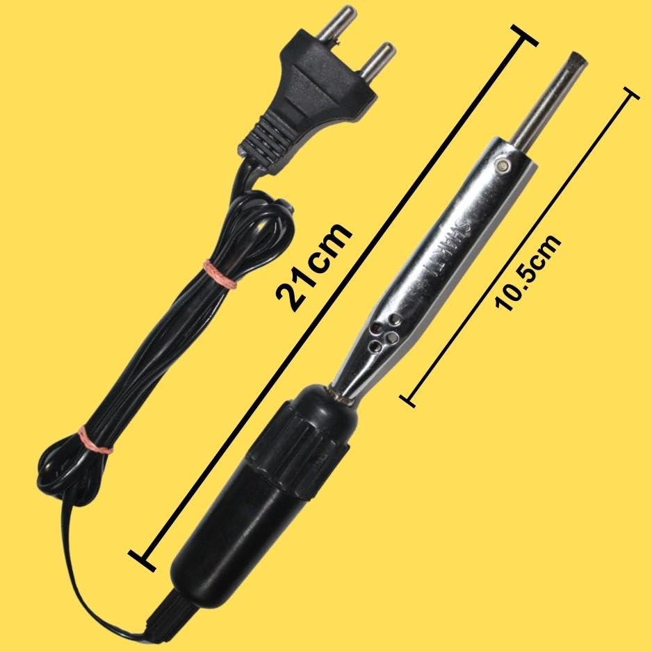 Image of Vtronix 10W Soldering Iron with Bakelite Handle for Precision Electronics Work | Soldering Machine for Home, Industrial & Electronics Workshop Reparing with Fast Heating & Heat Resistant Handle