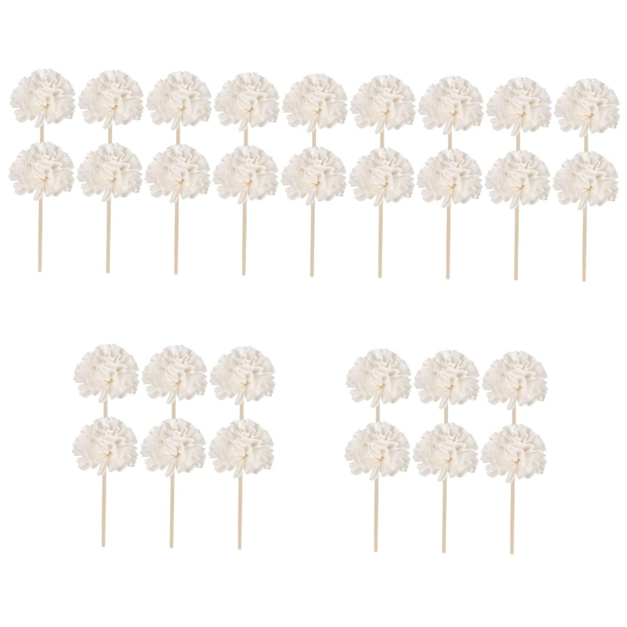 YARNOW 30pièces Bâtonnets Diffuseurs De Parfum Fleurs Artificielles Bâtonnets De Diffusion pour Aromathérapie avec Design Élégant Et Chic