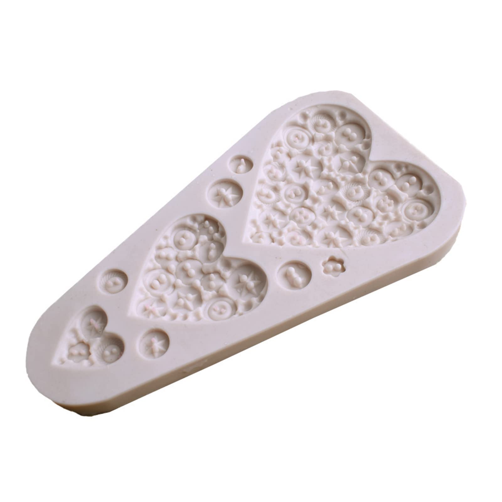 Moule En Silicone Pour Pendentifs Personnalisés En Forme De Cœur