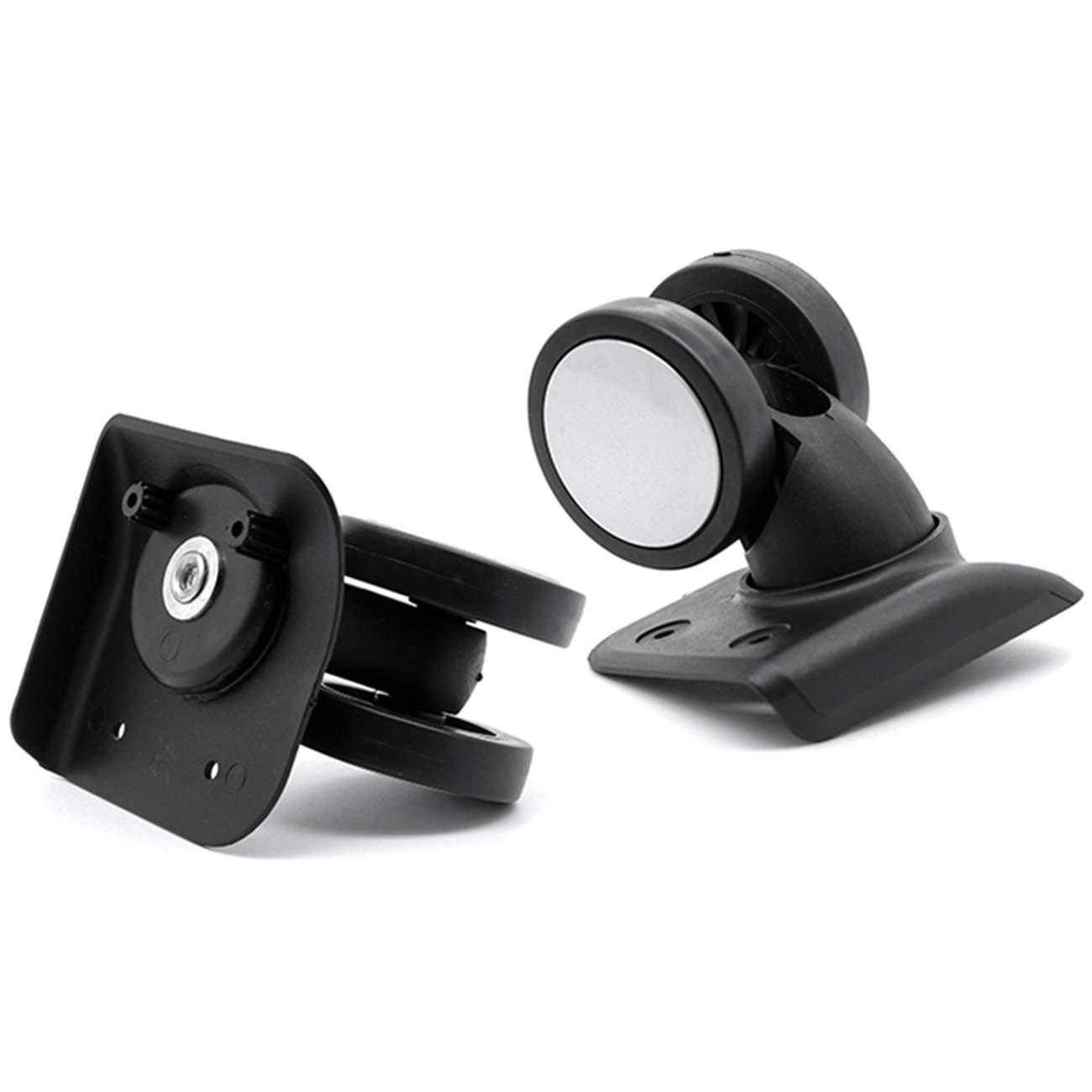 1 Paire Roulettes De Rechange YF-05# Pour Valise - Diamètre 40mm, Noir, Faciles à Installer