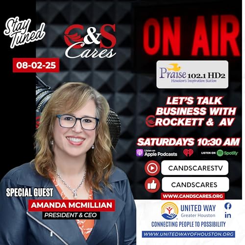 『Amanda McMillian (United Way of Greater Houston) joins Crockett & AV』のカバーアート