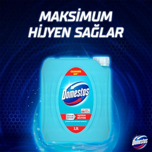 Domestos Yoğun Kıvamlı Çamaşır Suyu Maksimum Hijyen Okyanus Ferahlığı 3240 ml - Görsel 4