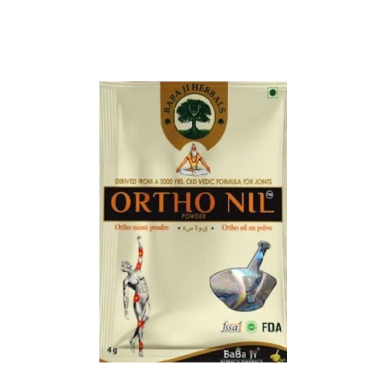Elvana Ortho nil Powder Ayurvedic Baba ji Harbals Ortho nil Powder (pack of 56) (B0BX44MQMJ) Amazon Price History, Amazon Price Tracker