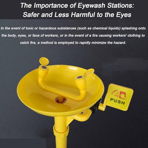 Douche oculaire d'urgence extérieure et usine pour la sécurité du site - 3