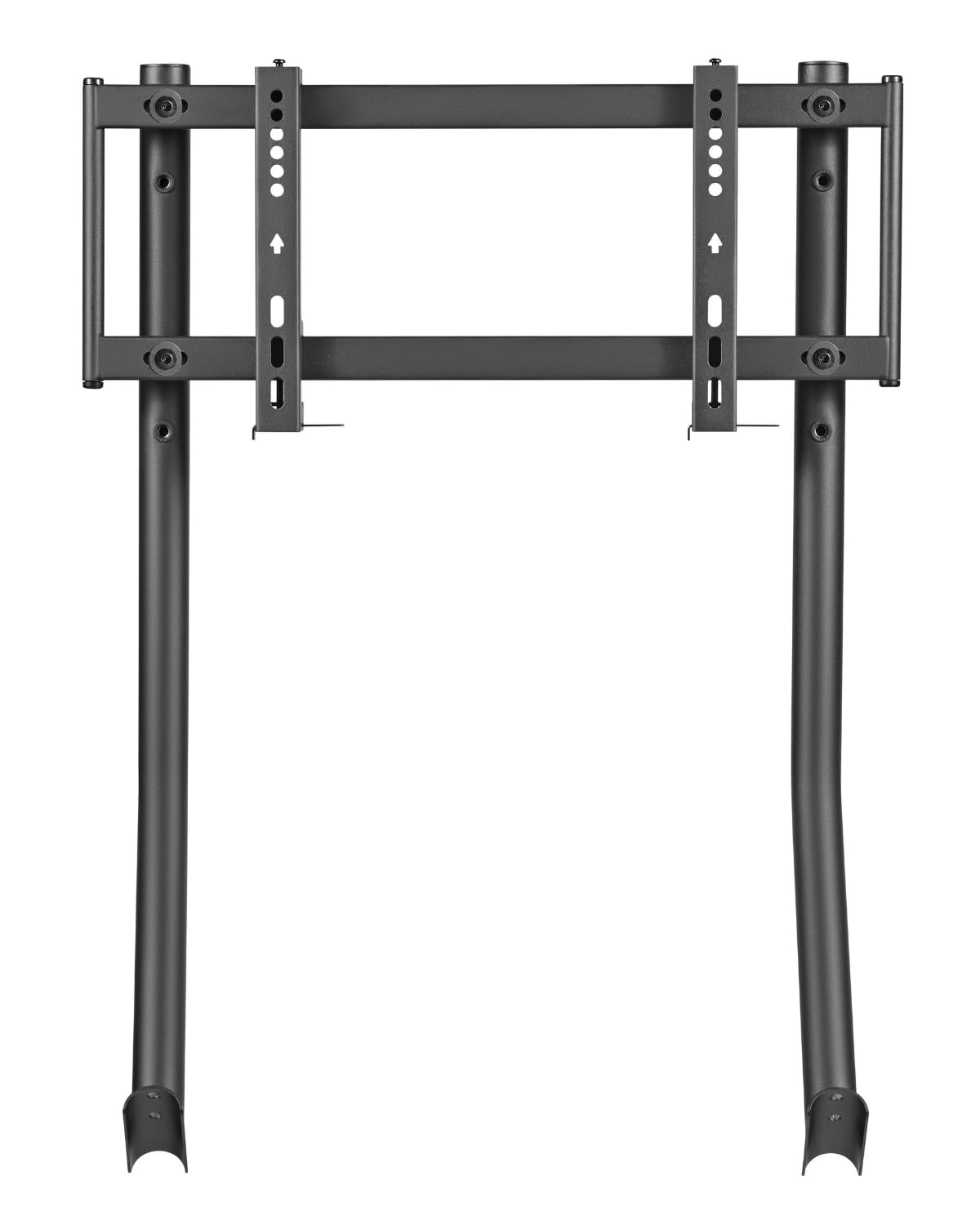 Supporto Monitor Per Simulatore Di Guida, Compatibile Con Sedie Da Corsa Ranqer, Regolabile 10°, Per TV 32-50'', Metallo Nero Con Rivestimento Antigraffio E Viti Incluse