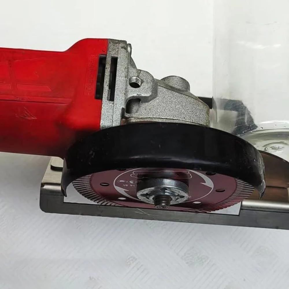 Angle Grinder Stand for Tile 45° Chamfer Cutting, Angle Grinder Stand Grinder Holder, 45 Degree Angle Tile Chamfering Tool for Cutting, Angle Grinding Fixed Holder, Special Cutting Bracket (B,1Pc)