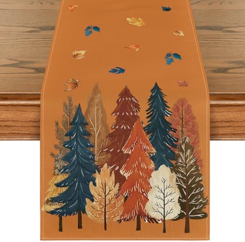 Amazon.com: Artoid Mode 210 GSM Fall Table Runner 13x72 Inch Home Party ...