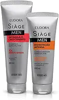 Eudora Kit Siàge Men: Shampoo Estimula o Crescimento 250ml + Condicionador Hidratação Intensa 200ml