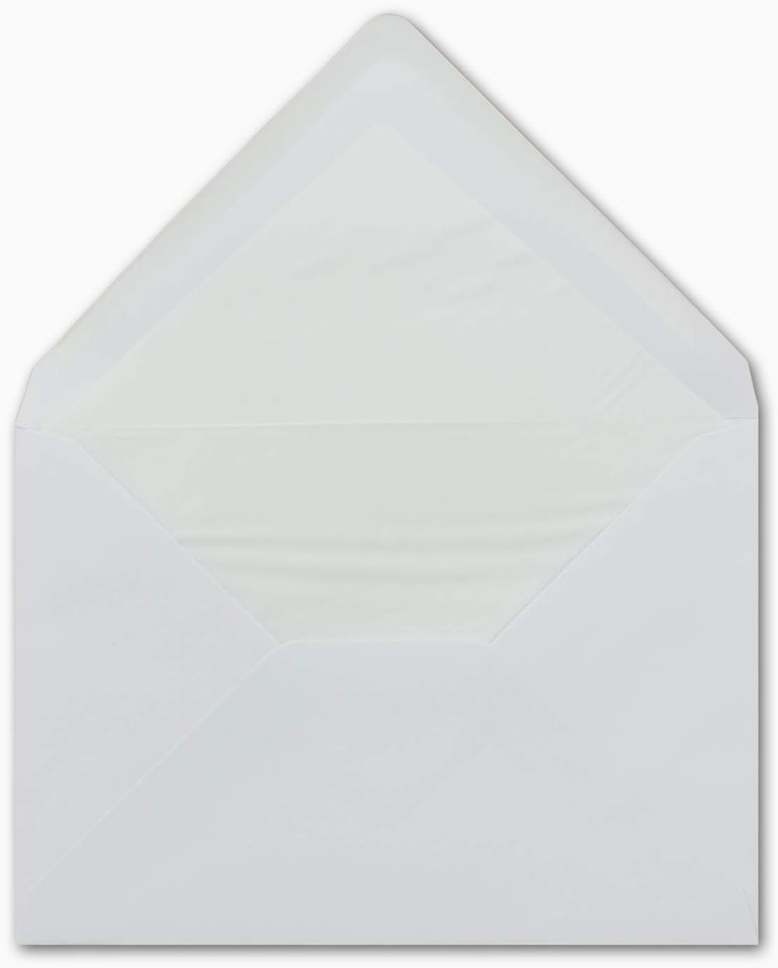 Glüxx-Agent 100 DIN C5 envelopes white lined with white tissue paper 16.2 x 22.9 cm 90 g/m² wet glue postal envelopes without window -