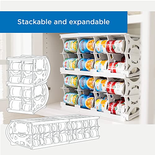 Cansolidator Pantry Plus Stores 60 Cans | Rotate Cans First In First Out | Canned Food Organizer For Pantry | Canned Food Storage | Organize Your Kitchen And Pantry #TOP6