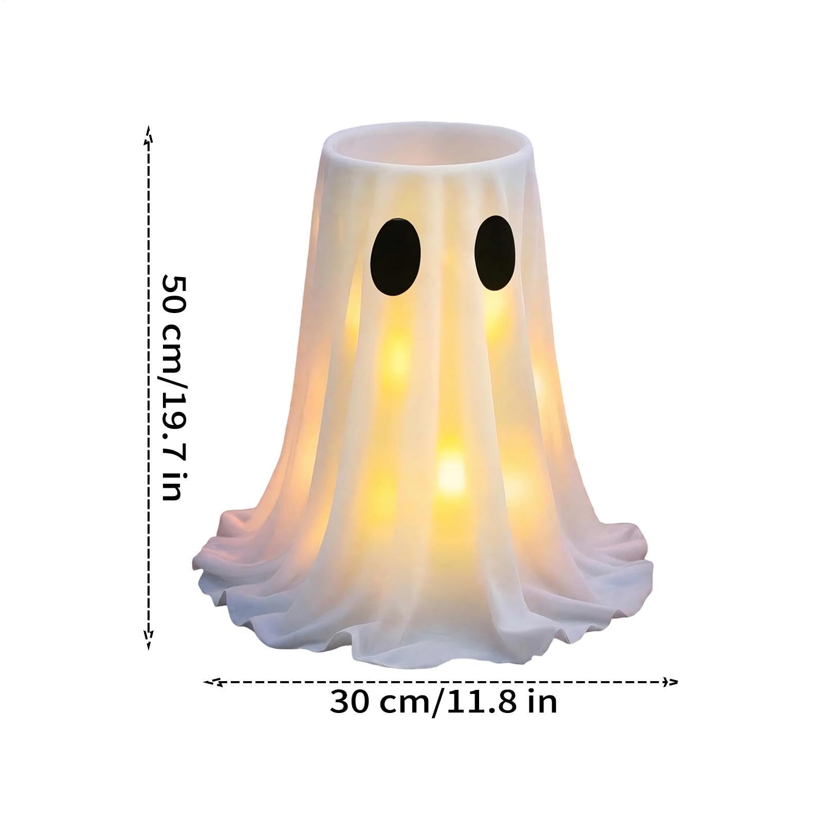 Zewnętrzny Na Cukierki Z Duchem Świecąca Dekoracja Duch Halloween