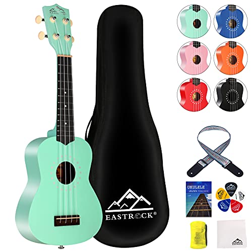 EastRock Ukulélé Soprano Débutants, Hawaïen Ukulele 21 pouces pour Enfant, Yukulele de Kit avec sac Sangle Médiators… - Les Beatles, Paul McCartney, John Lennon, RIngo Starr, George Harrison EastRock Ukulélé Soprano Débutants, Hawaïen Ukulele 21 pouces pour Enfant, Yukulele de Kit avec sac Sangle Médiators…
