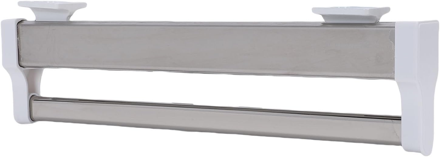AUNMAS Closet Clothes Hanger Rail, Pull Out Rod with Maximize Closet Space, Sturdy Construction, High Load Capacity for Organization, 40cm/15.7 (40cm)
