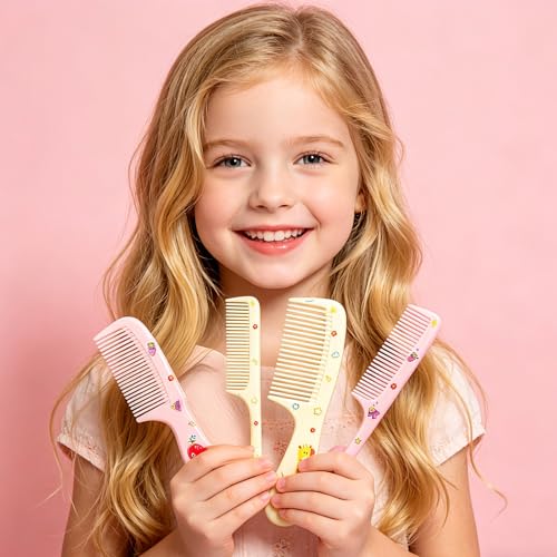 Set de Peines Para Bebés Niñas 8 Piezas Mini Plástico miniatura 4