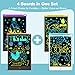 TECJOE 4 Pack LCD Writing Tablet, 8.5 Inch Colorful Drawing Board, Kids Travel Games Activity Learning Toys, Birthday Gifts for 3-8 Year Old Boys Girls Toddlers Preschooler