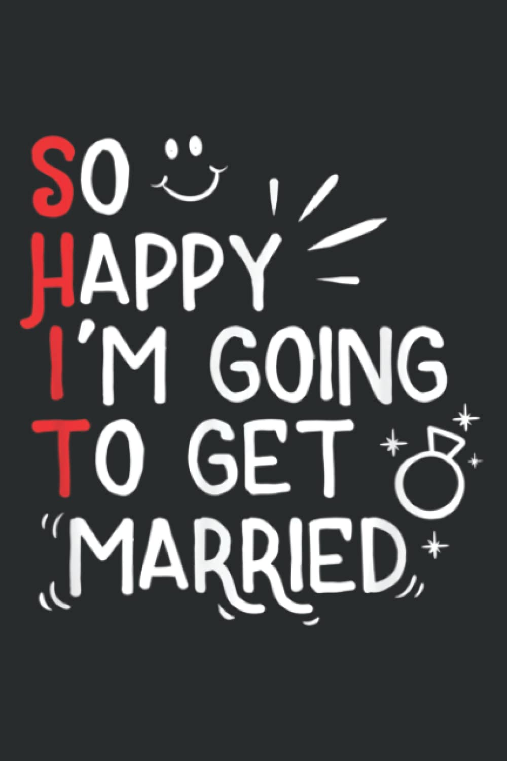 Funny Marriage Gift Hilarious Groom Bride Wedding: Journal/Ruled Notebook with Premium Paper, 6" x 9", Inner Pocket, 120 Pages