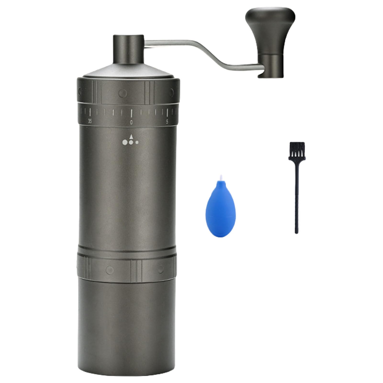 Mekalero AdjustabIe Coffee Grinder Funtional Hand Cranked Mill Small Manual Bean Grinder Grinding Device Suitable for Coffee Tool