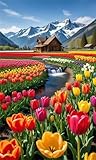 Photo Gallery umfarvt 5d campi di tulipani diamond painting kits for adults,diamond art painting kit completo,diy square pittura di diamanti strass ricamo a punto croce art craft per decorazioni casa +20x50cm Photo Gallery umfarvt 5d campi di tulipani diamond painting kits for adults,diamond art painting kit completo,diy square pittura di diamanti strass ricamo a punto croce art craft per decorazioni casa +20x50cm