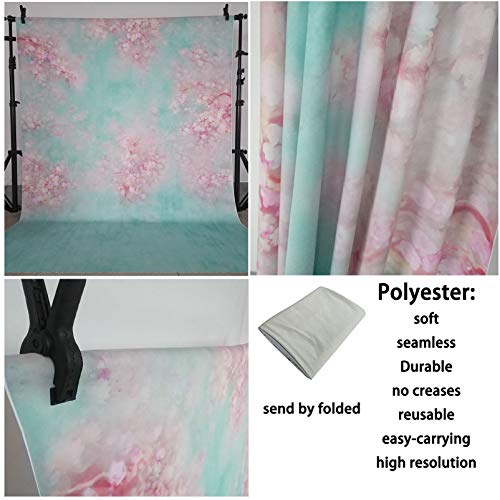 Comophoto Newborn Backdrops For Photography 5X7Ft Seamless Polyester Flower Photo Booth Backdrop For Pictures #TOP4