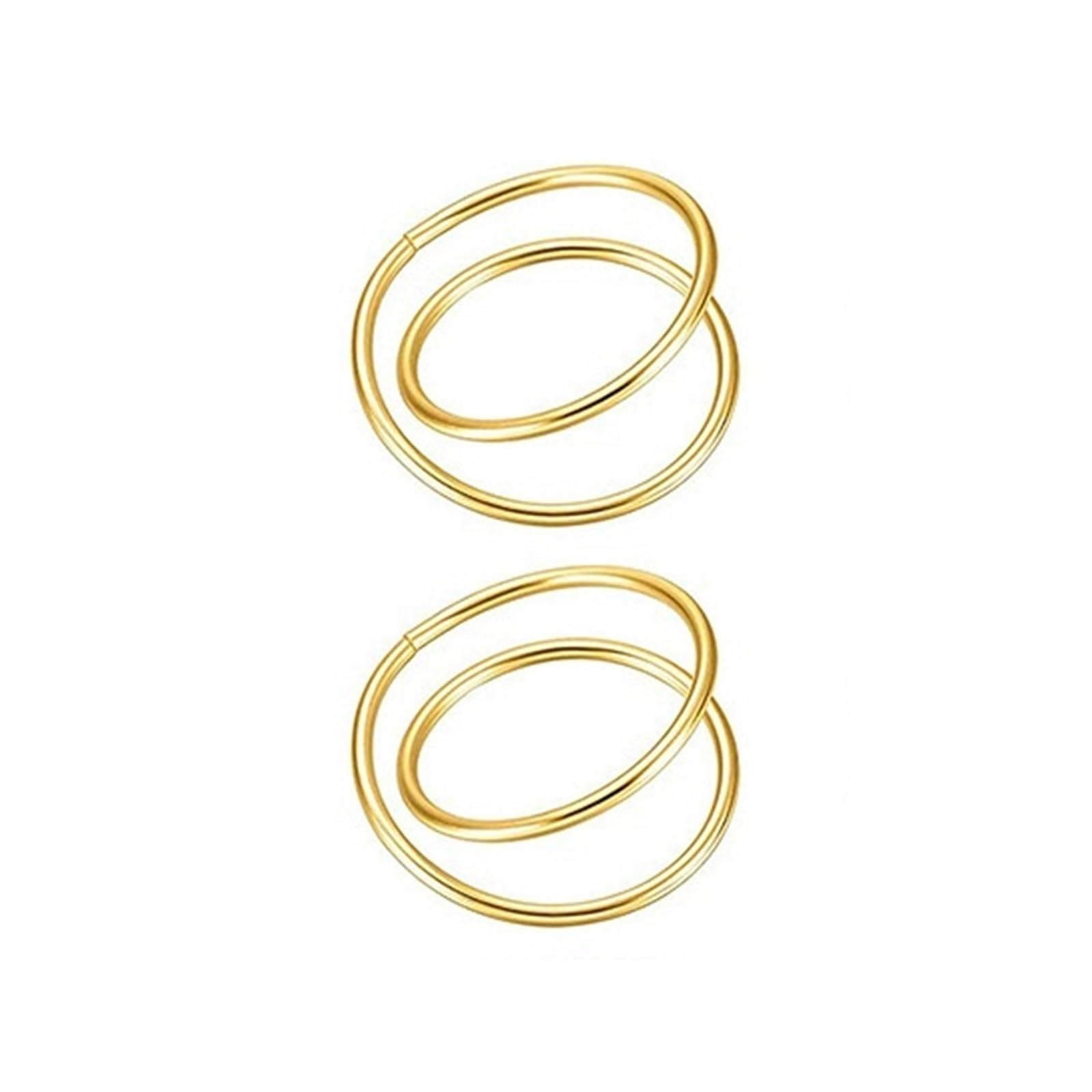 Napkin Rings 12pc Gold Metal Spiral Serviette Rings