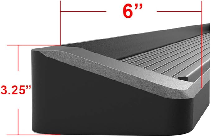 Estribos APS Compatibles con Chevy Suburban 2021-2026 Negro miniatura 3