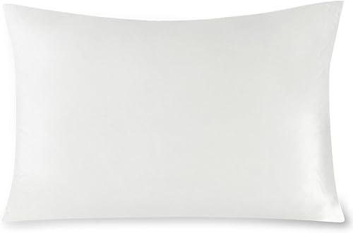 Miniatura 8 de Funda de almohada de seda 100% seda de morera natural para cabello y piel, funda de almohada de seda gris, 20 x 26 pulgadas, funda de almohada de