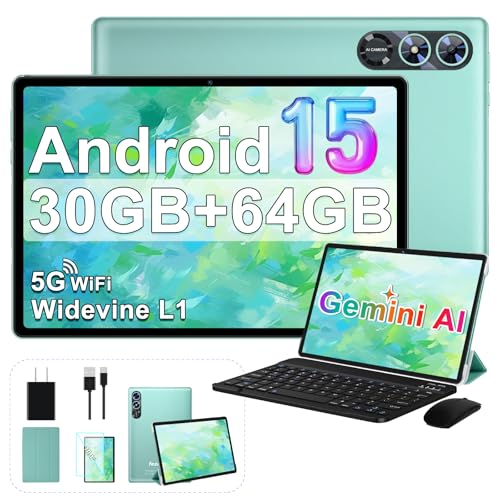 2026 Android 15 Tablet, 10 Inch Tablets with Gemini AI,