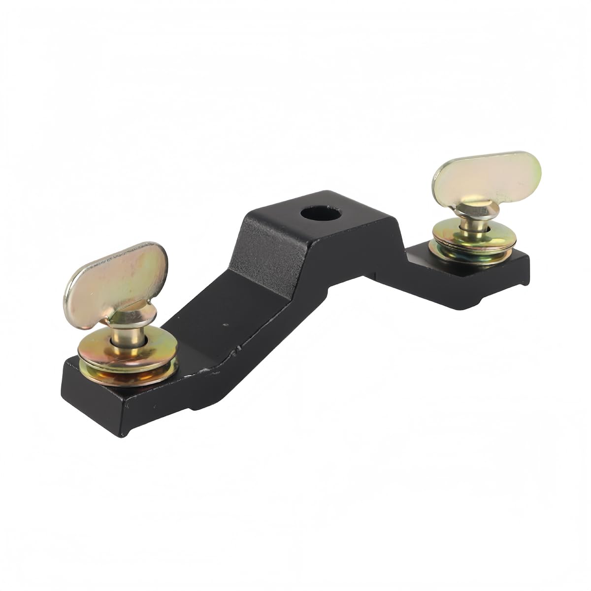 Huba Moving Head Light Bridge Connector Truss Clamp Bracket Fast-Locking Stage Light Connecting Base 140mm Hole Spacing Black 4 Pieces