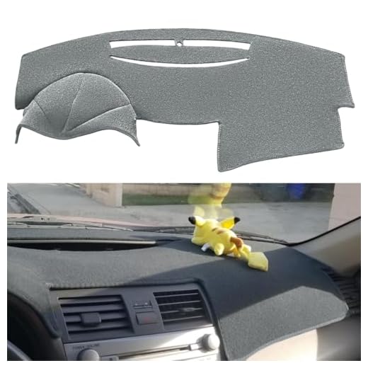 Dash Cover Mat Pad Custom Fit for Toyota Camry 2007 2008 2009 2010 2011 Dashboard Cover Carpet Cap Protector (Dark Gray) Y27