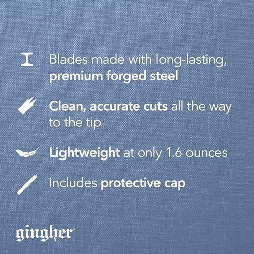 Gingher 4" Featherweight Thread Snips, Sewing & Embroidery Scissors by Gingher - Used condition - Image 4