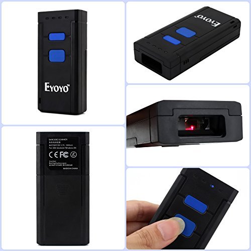 Eyoyo Mini Portable Wireless Bluetooth Barcode
