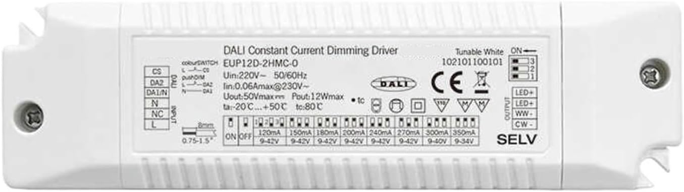Constant Current dimming Power Supply LED Light Strip Color Driver Tube Spotlight Transformer Constant Voltage(EUP20D-1HMC(15-20W))