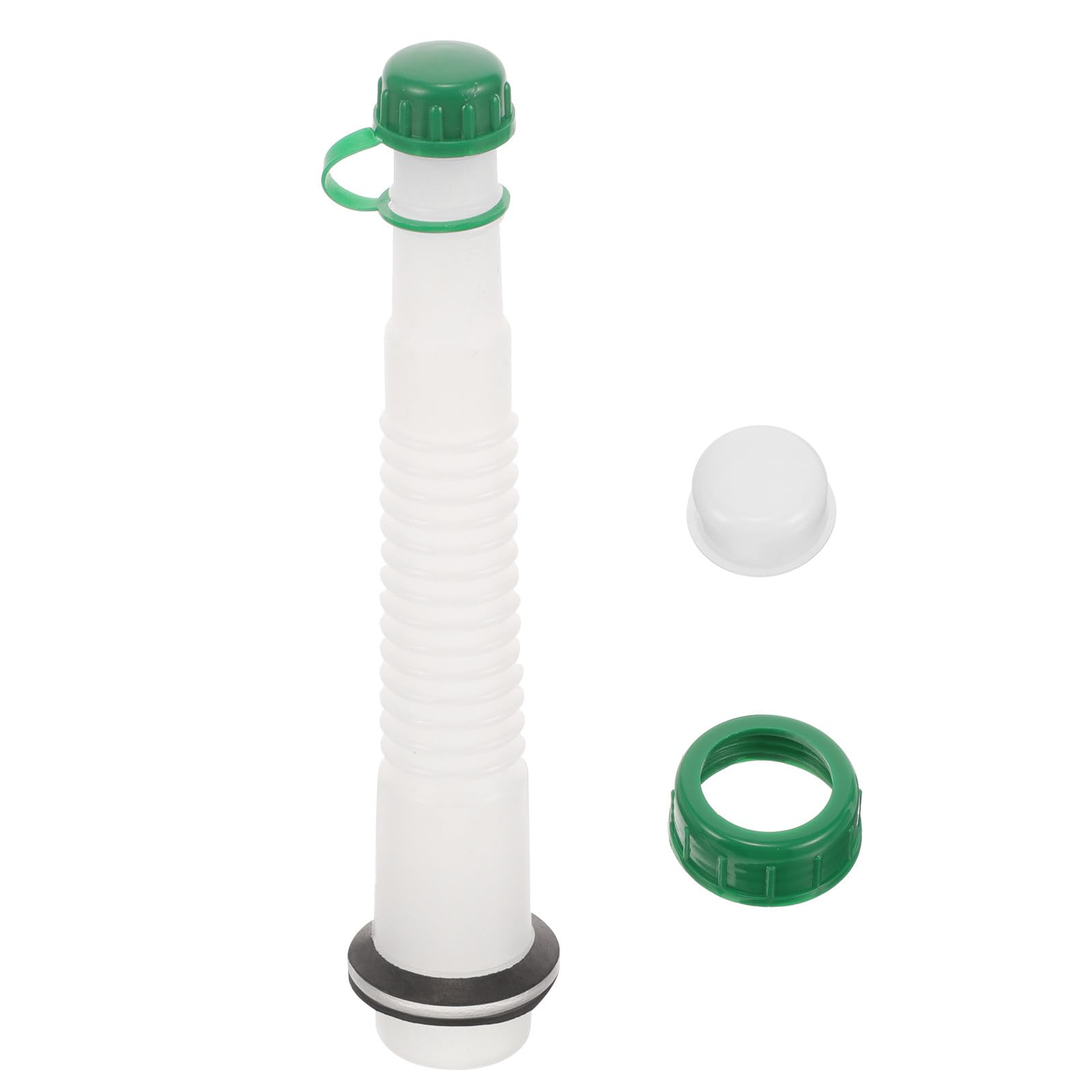 Milisten Long Flexible Gas Can Spout Replacement, 35mm Reusable Plastic Nozzle for Easy & Clean Pouring, Fits Most Gallon Fuel/water Cans, for Lawn Mower, Generator