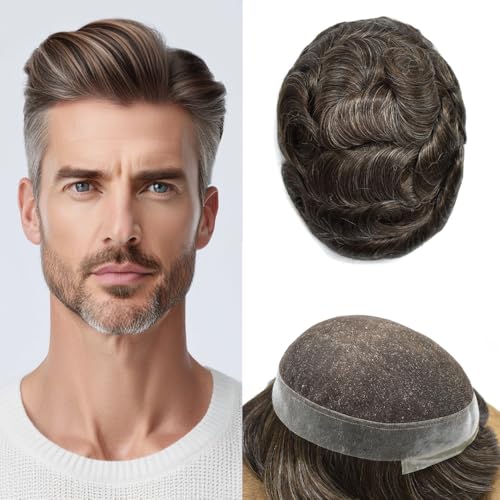 ACE Hair Toupee For Men Real Human Hair