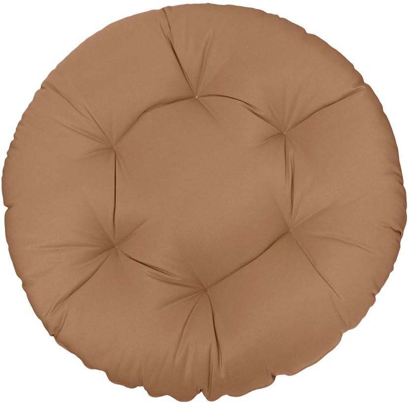 AD104 48 x 6 Round Papasan Ottoman Cushion 12 Lbs Fiberfill Polyester Replacement Pillow Floor Seat Swing Chair Outdoor/Indoor