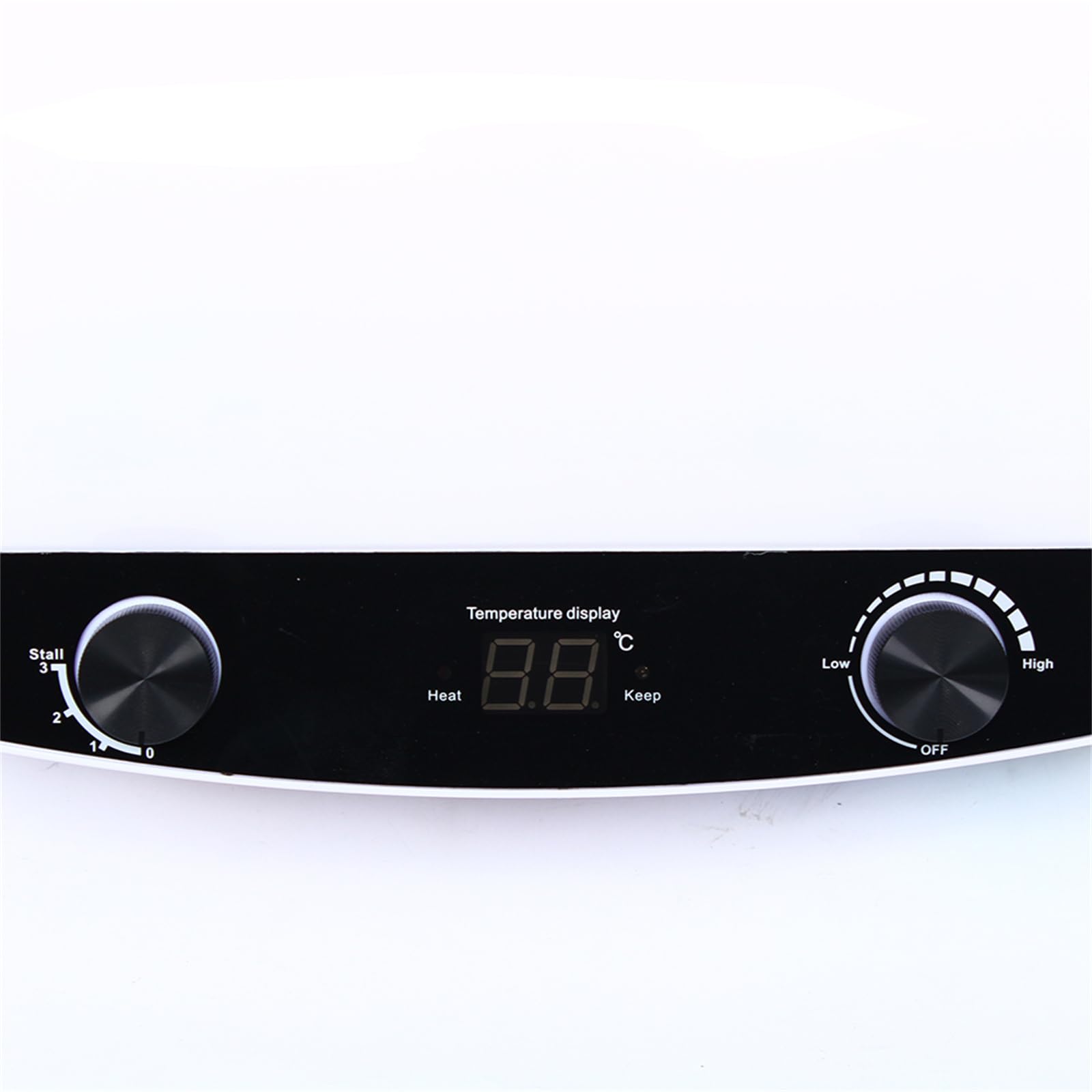 Scaldabagno elettrico orizzontale da 50 l, scaldabagno elettrico, scaldabagno elettrico, serbatoio per acqua calda, termostato a 30 – 75 °C, bianco