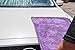 Maxshine 24”x36” Purple Duo Twisted Microfiber Towel (1200GSM) - Large Plush, Rinse-Free Double-Sided Microfiber Drying Towel for Cars