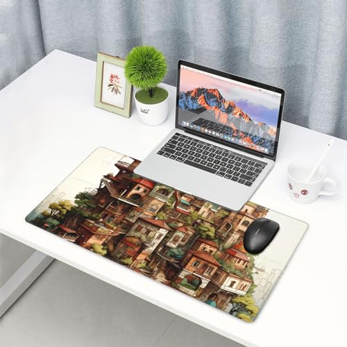 Tapis de souris extra large haut de gamme imprimé château HYTTER - 6