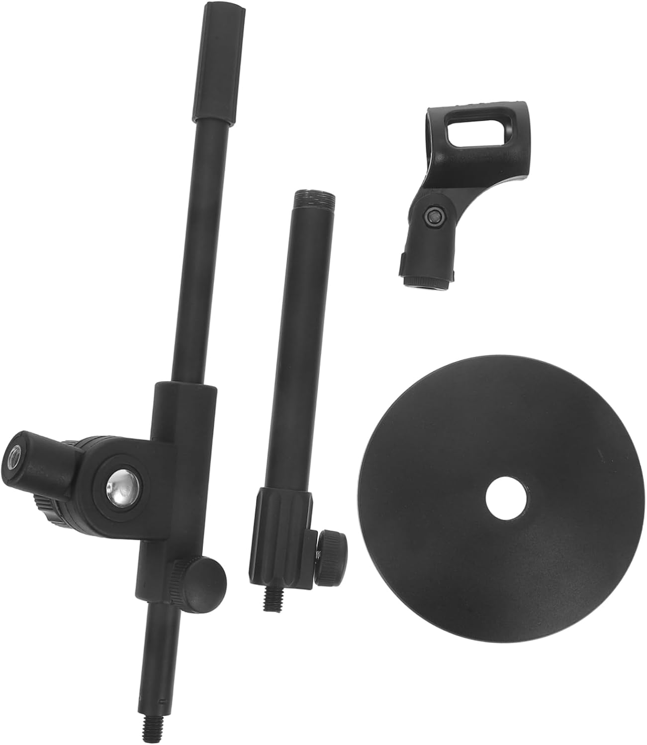 Milisten Desktop Microphone Stand Adjustable Mic Holder with Slope Design for Enhanced Stability Durable Construction for Home Studios and Live Performances