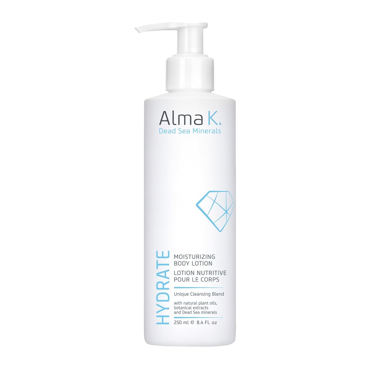 Alma K Moisturizing Body Lotion - Infused with Dead Sea Minerals - Vitamin E - Hydrating Body Lotion for Women - Body Lotion for Dry Skin - 8.4 oz