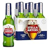 Stella Artois 0.0 Non Alcoholic Beer, 6 Pack - 11.2 FL OZ Bottles